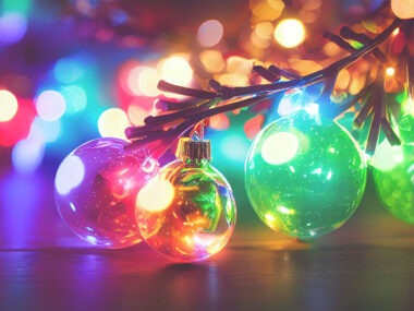 聖誕節的閃光燈記憶